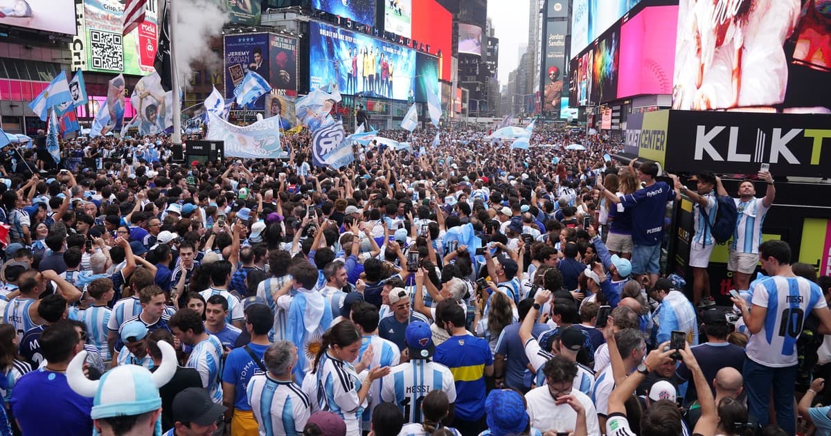 Argentine : 20 000 supporters mobilisés à Times Square avant la finale